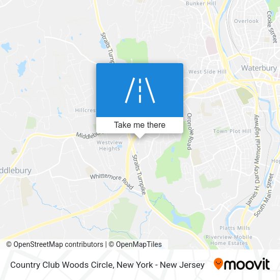 Country Club Woods Circle map