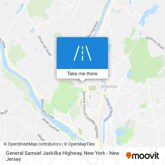 Mapa de General Samuel Jaskilka Highway