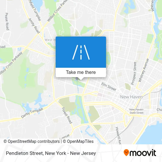 Pendleton Street map