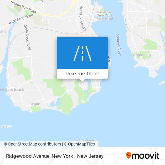 Mapa de Ridgewood Avenue