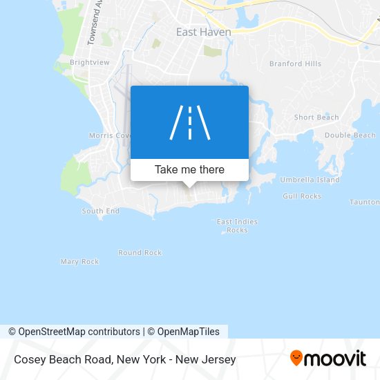 Mapa de Cosey Beach Road