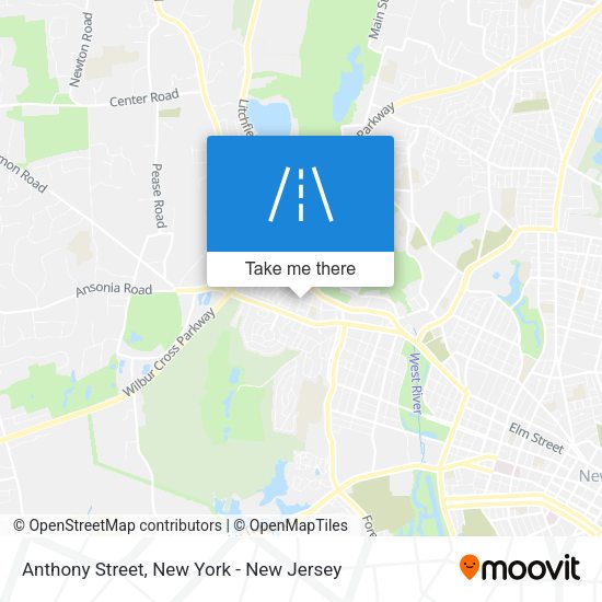 Mapa de Anthony Street