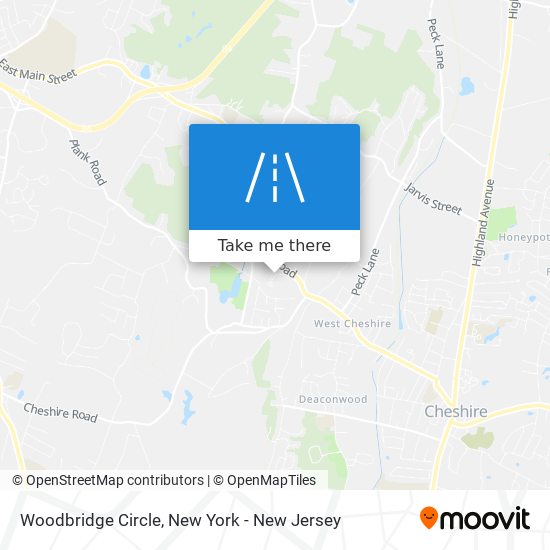 Mapa de Woodbridge Circle