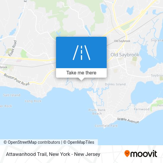 Mapa de Attawanhood Trail