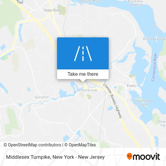 Middlesex Turnpike map