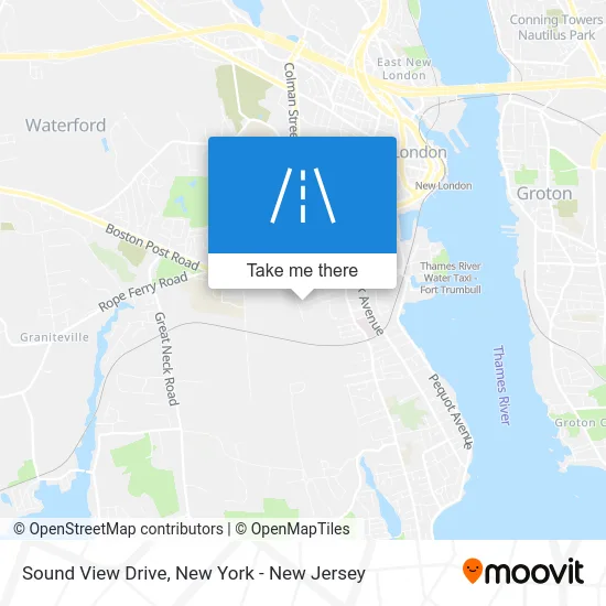 Sound View Drive map