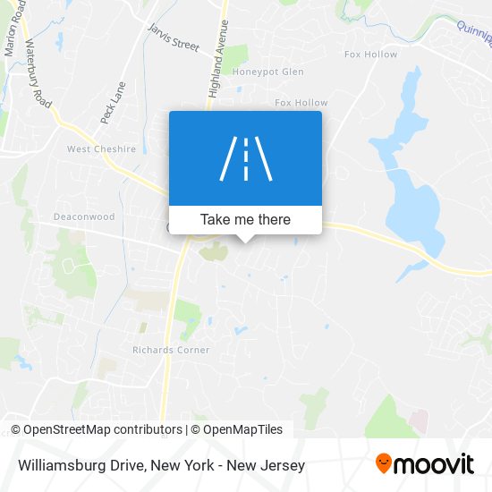 Mapa de Williamsburg Drive