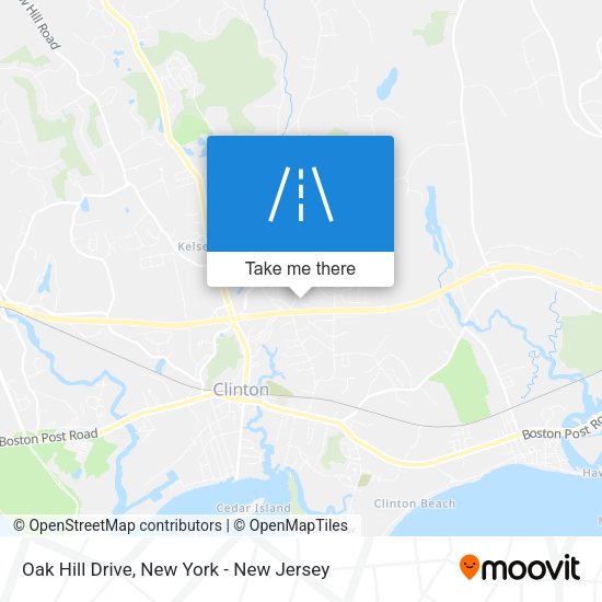 Mapa de Oak Hill Drive