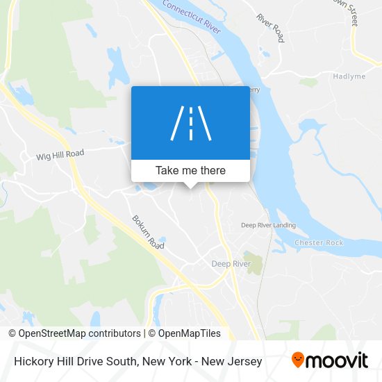 Hickory Hill Drive South map