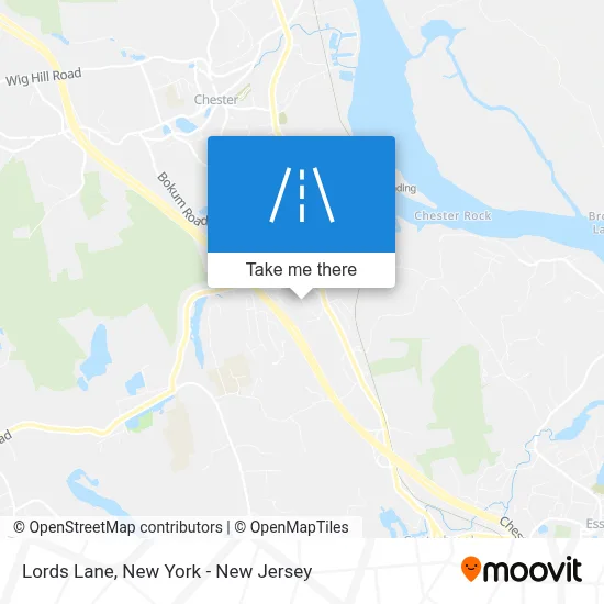 Lords Lane map