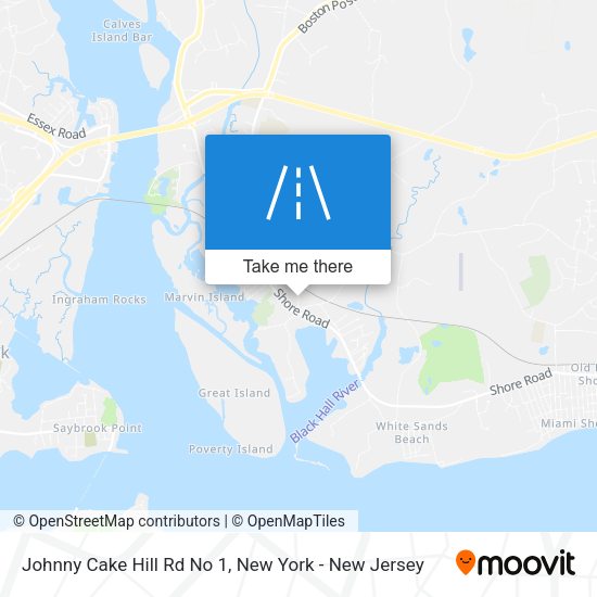 Mapa de Johnny Cake Hill Rd No 1
