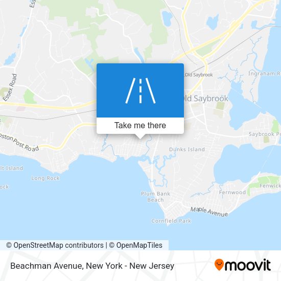 Beachman Avenue map