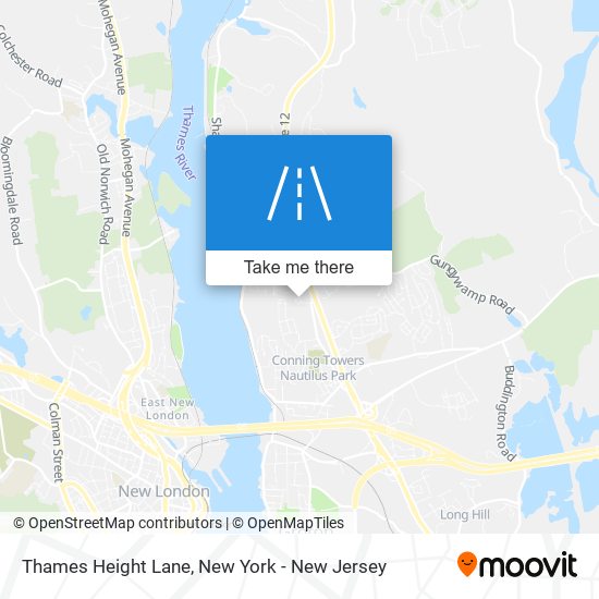 Thames Height Lane map