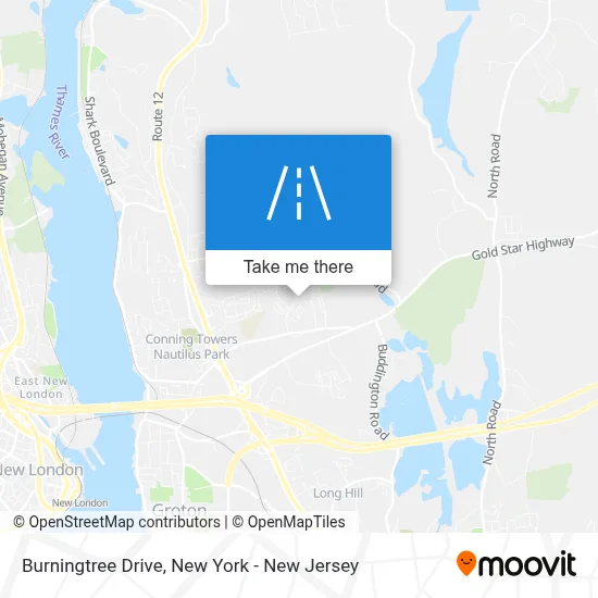 Burningtree Drive map