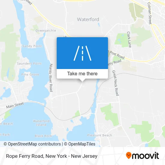 Rope Ferry Road map