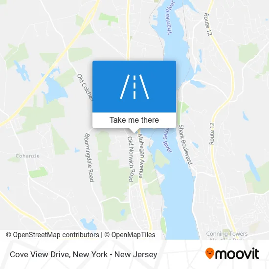 Cove View Drive map