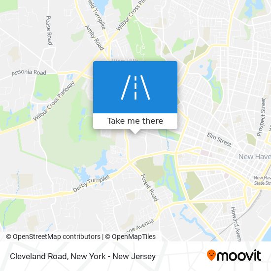 Cleveland Road map