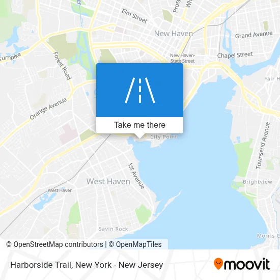 Harborside Trail map