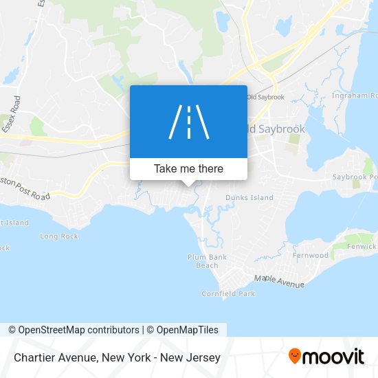 Mapa de Chartier Avenue