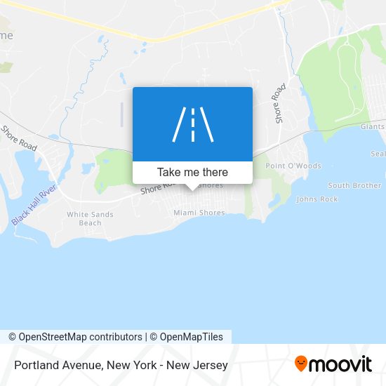 Mapa de Portland Avenue
