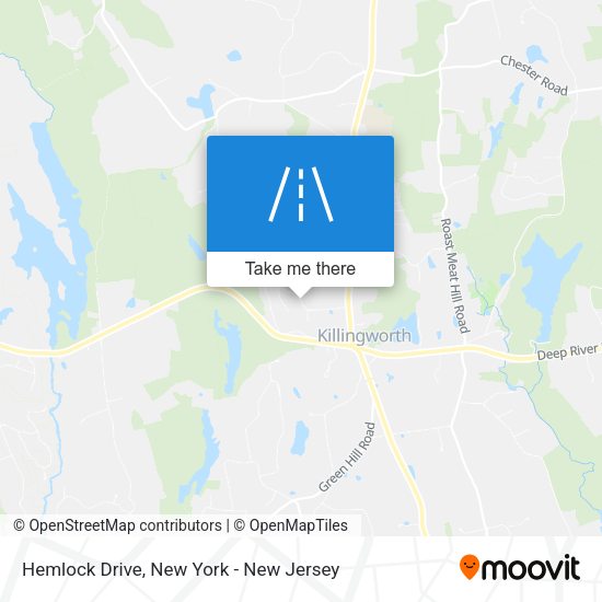 Mapa de Hemlock Drive