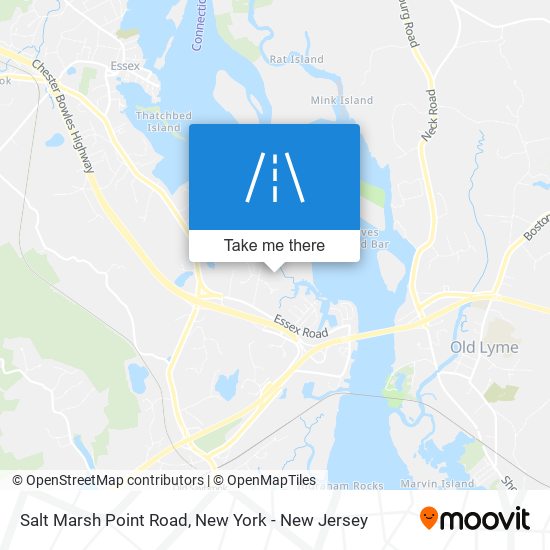 Salt Marsh Point Road map