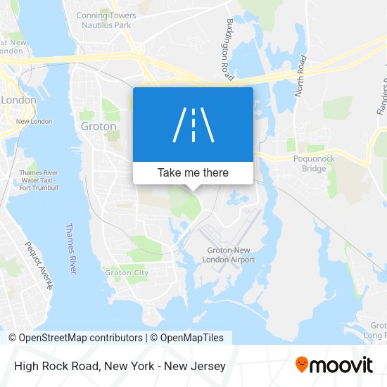 Mapa de High Rock Road