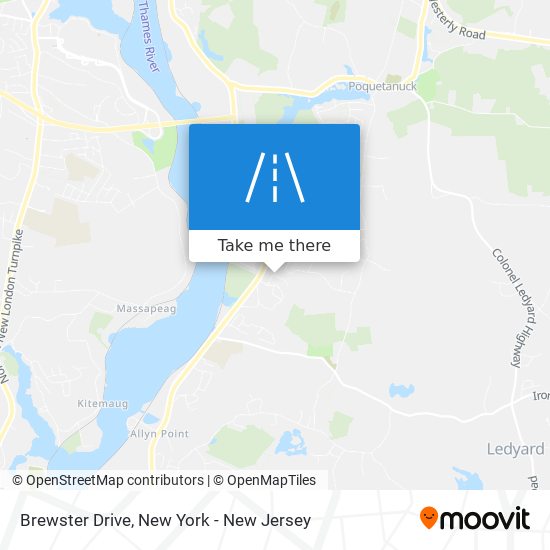 Brewster Drive map