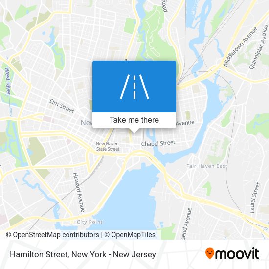Mapa de Hamilton Street