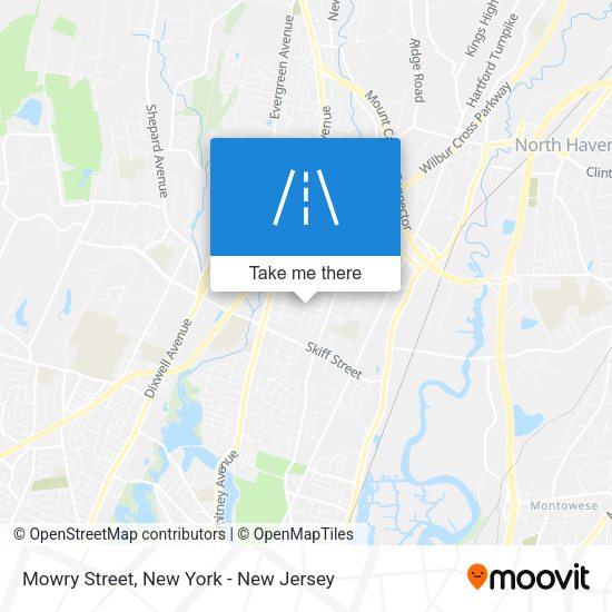 Mowry Street map