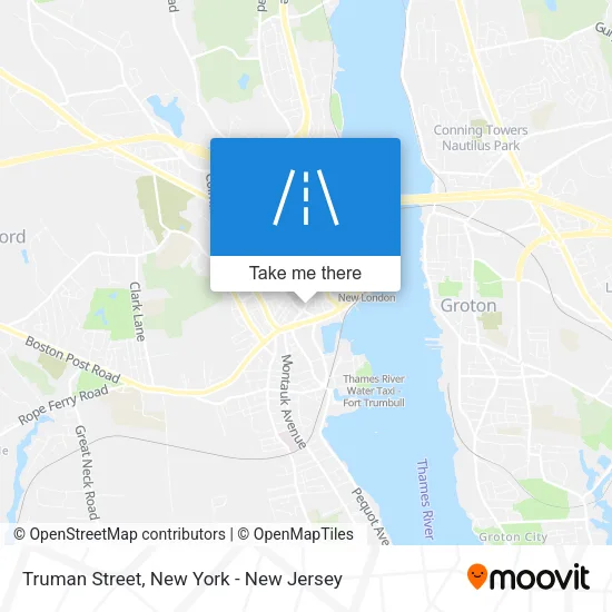 Truman Street map