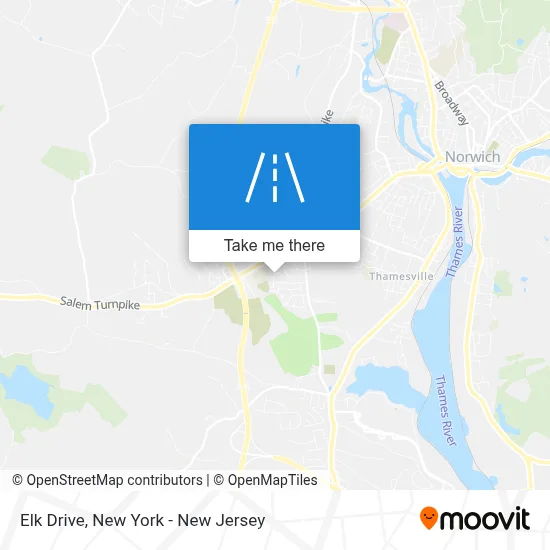 Elk Drive map