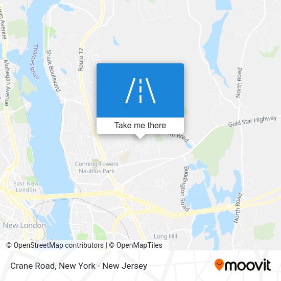 Mapa de Crane Road