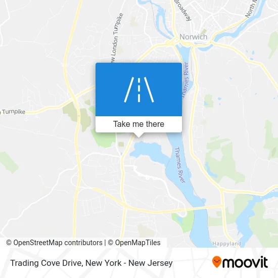 Trading Cove Drive map