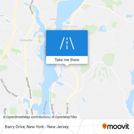 Barry Drive map