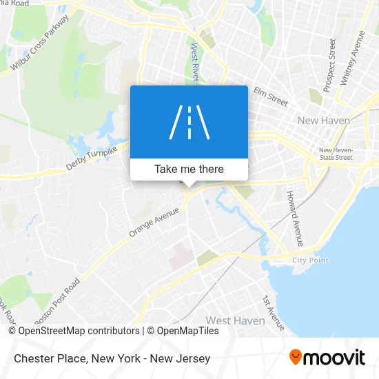 Chester Place map