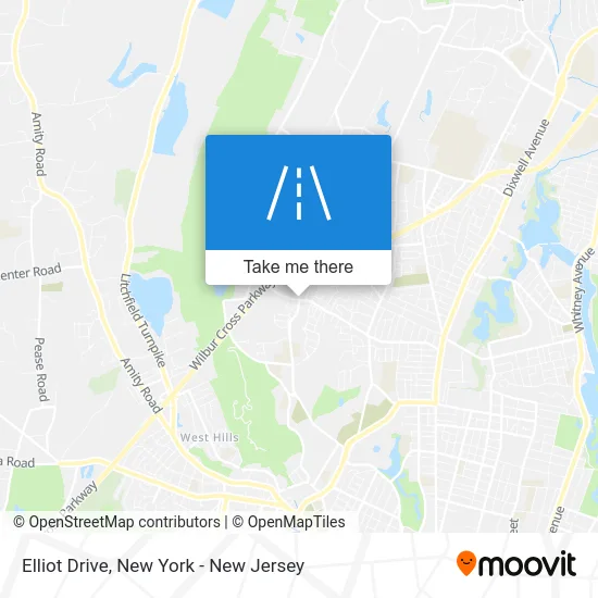 Elliot Drive map