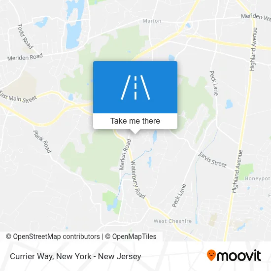 Currier Way map