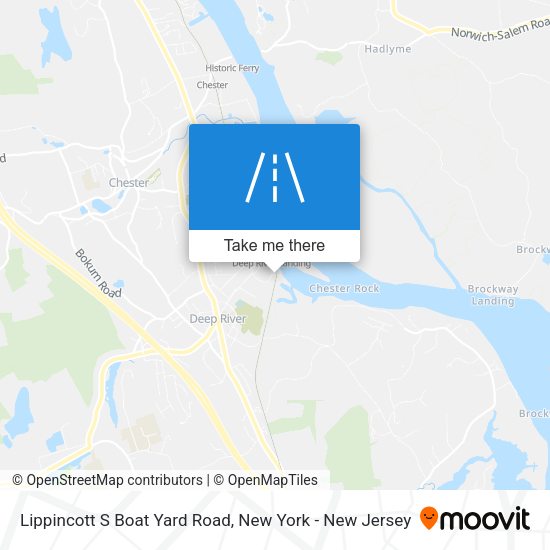 Lippincott S Boat Yard Road map