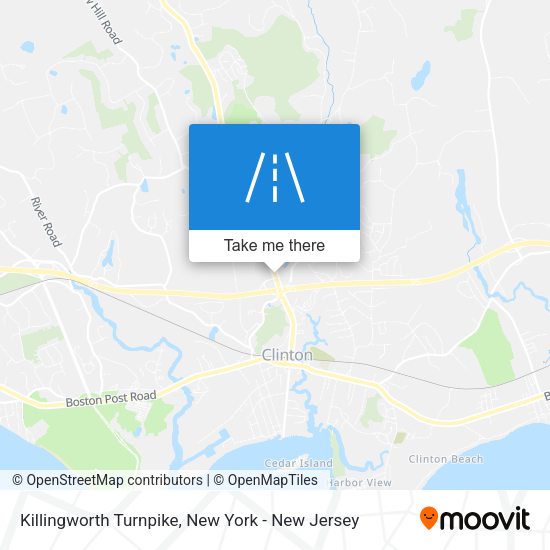 Mapa de Killingworth Turnpike