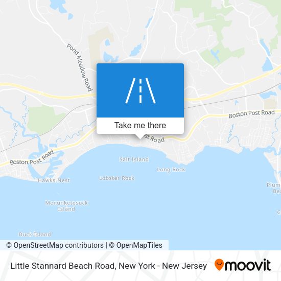 Little Stannard Beach Road map
