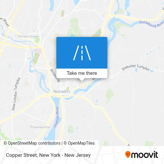 Copper Street map