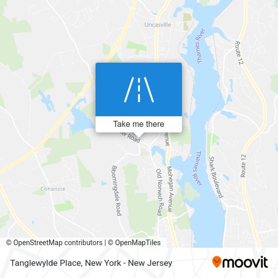 Mapa de Tanglewylde Place