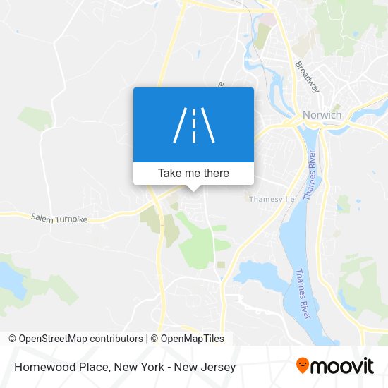 Mapa de Homewood Place