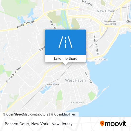 Mapa de Bassett Court