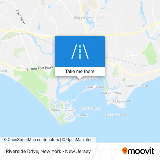 Riverside Drive map