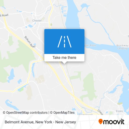 Mapa de Belmont Avenue