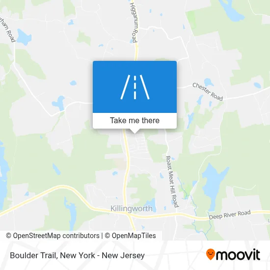 Boulder Trail map