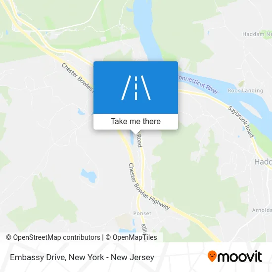 Embassy Drive map