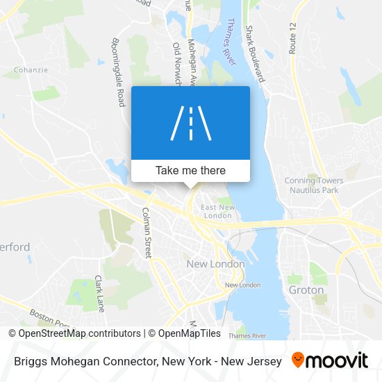 Briggs Mohegan Connector map